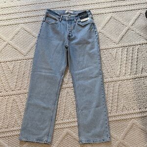 Abercrombie & Fitch Light Blue Straight Leg Jeans